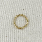 Mondsee 18k Gold Filled Crafted Chain Ring | 18k Gold Filled Jewelry
