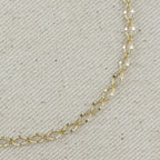Mondsee 18k Gold Filled Diamond Cut Detailed Chain Necklace | 18k Gold Filled Jewelry