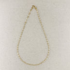 Mondsee 18k Gold Filled Diamond Cut Detailed Chain Necklace | 18k Gold Filled Jewelry