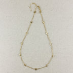Mondsee 18k Gold Filled Fancy Box Chain Necklace | 18k Gold Filled Jewelry