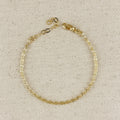 Mondsee 18k Gold Filled Diamond Cut Mirror Chain Bracelet | 18k Gold Filled Jewelry