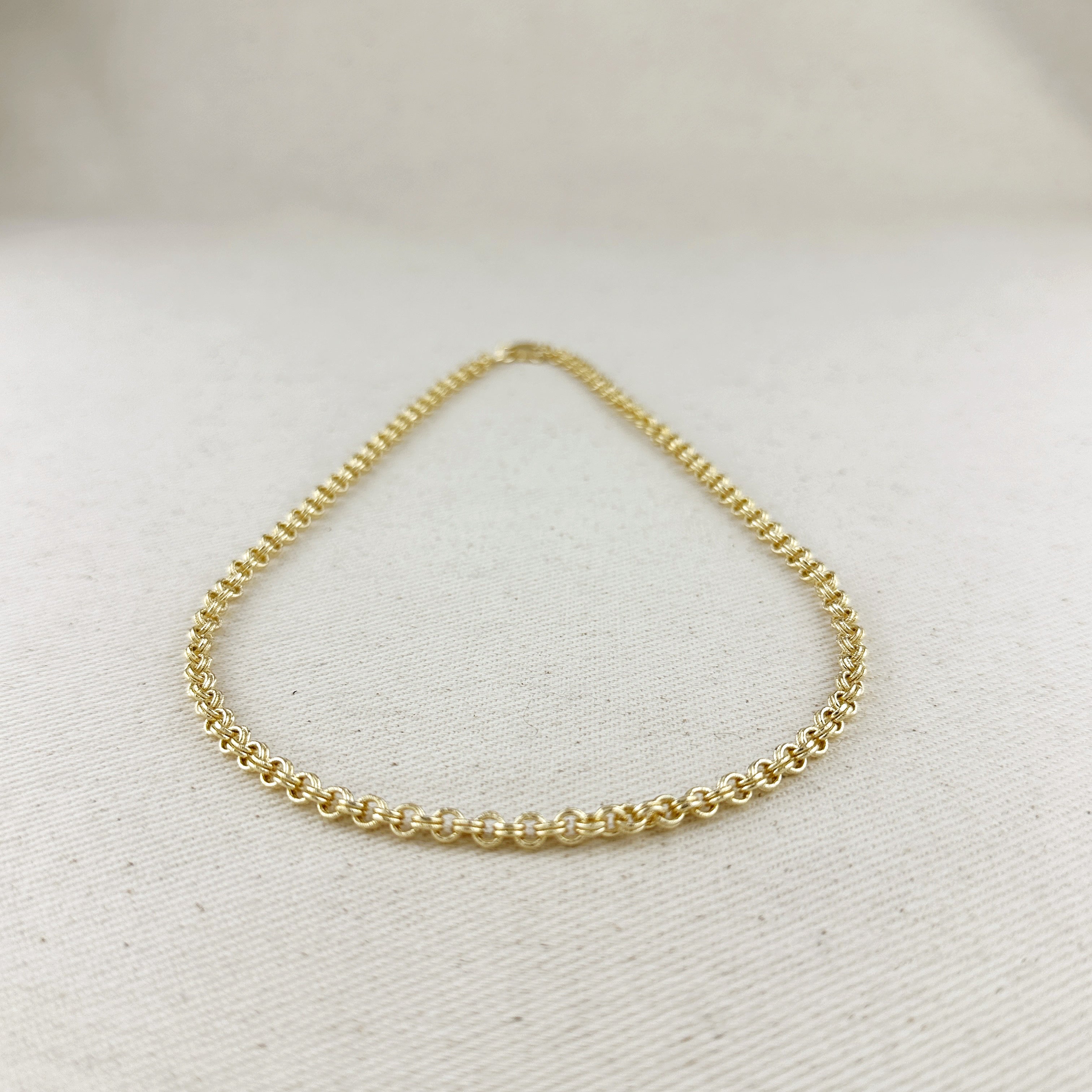 Mondsee 18k Gold Filled Double Rolo Chain Necklace | 18k Gold Filled Jewelry
