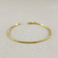 Mondsee 18k Gold Filled 2mm Square Rope Chain Bracelet | 18k Gold Filled Jewelry