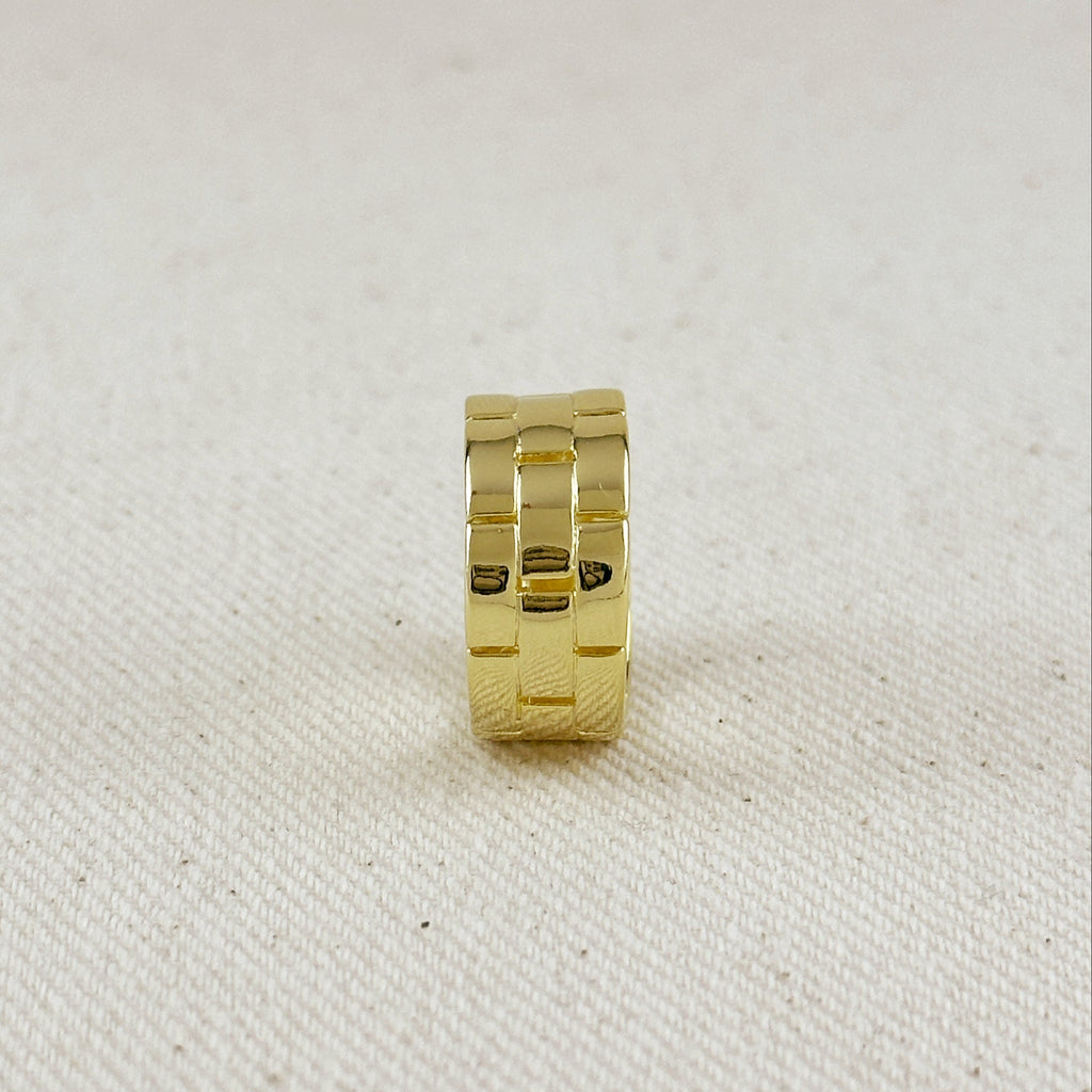 Mondsee 18K Gold Filled 9mm Watch Band Ring | 18k Gold Filled Jewelry