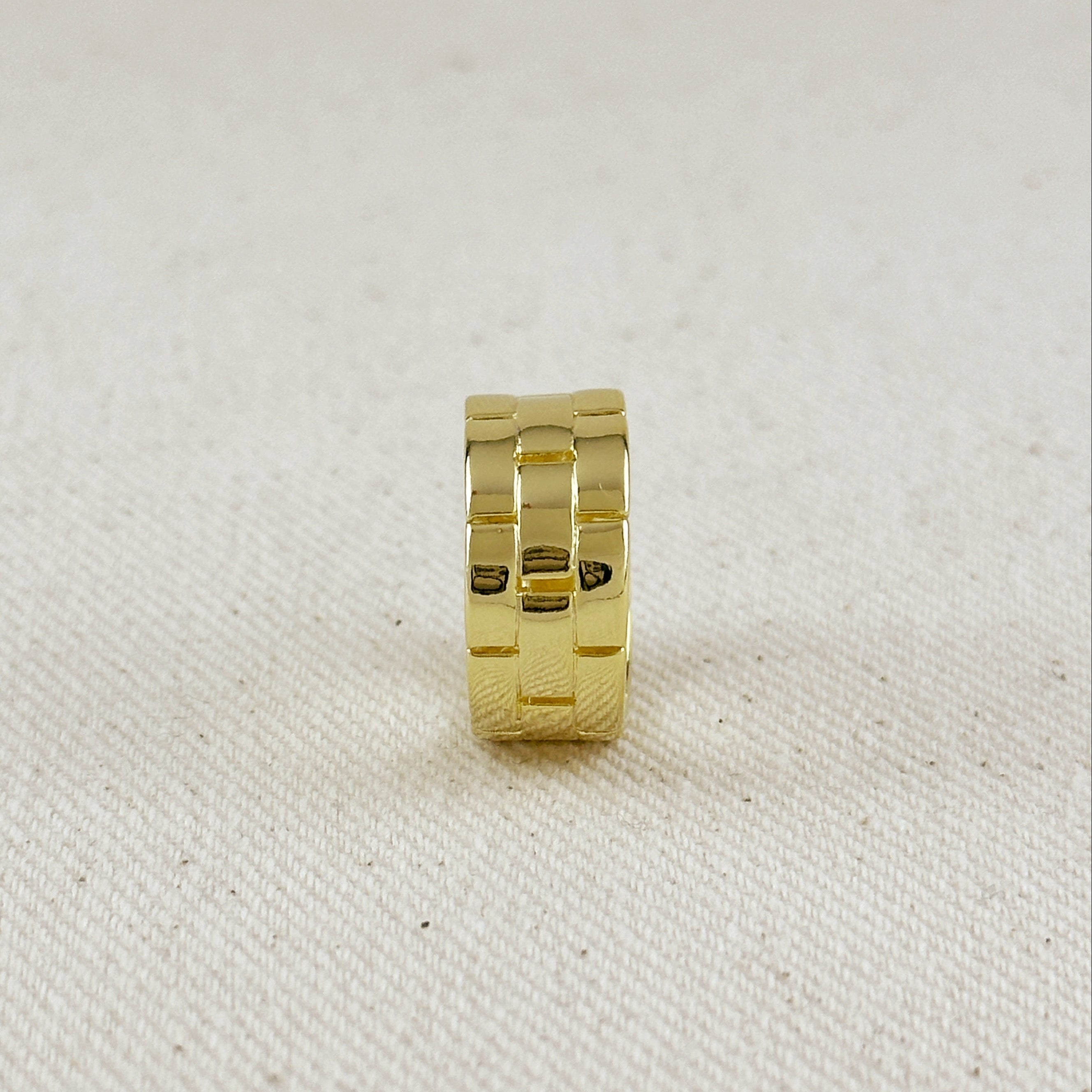 Mondsee 18K Gold Filled 9mm Watch Band Ring | 18k Gold Filled Jewelry