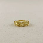 18k Gold Filled Braided Infinity Ring