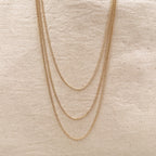 Mondsee 18k Gold Filled 1.5mm Rolo Chain | 18k Gold Filled Jewelry