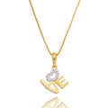 Mondsee 18K Gold Filled Love Letter Stack Necklace | 18k Gold Filled Jewelry