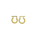 Mondsee 18k Gold Filled 15mm Twisted Hoop Earrings | 18k Gold Filled Jewelry