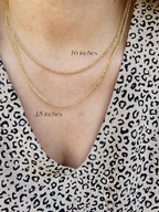 Mondsee 18k Gold Filled 2.0mm Cuban Chain | 18k Gold Filled Jewelry
