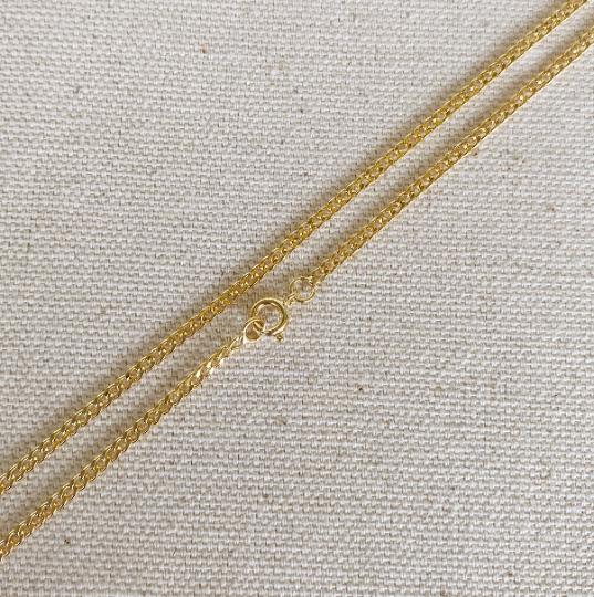 Mondsee 18k Gold Filled 2.0mm Cuban Chain | 18k Gold Filled Jewelry