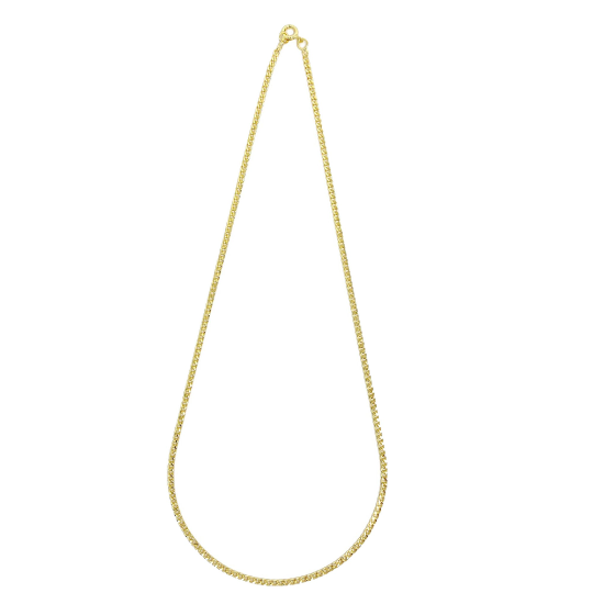 Mondsee 18k Gold Filled 2.0mm Cuban Chain | 18k Gold Filled Jewelry