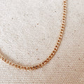 Mondsee 18k Gold Filled 2.0mm Cuban Chain | 18k Gold Filled Jewelry