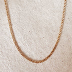 Mondsee 18k Gold Filled 2.0mm Cuban Chain | 18k Gold Filled Jewelry