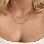 Mondsee 18k Gold Filled 2mm Rounded 3x1 Figaro Chain | 18k Gold Filled Jewelry