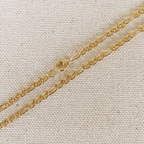 Mondsee 18k Gold Filled 3.5mm Figaro Mariner Bracelet | 18k Gold Filled Jewelry