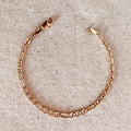Mondsee 18k Gold Filled 3.5mm Figaro Mariner Bracelet | 18k Gold Filled Jewelry