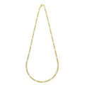 Mondsee 18k Gold Filled 3.5mm Figaro Mariner Figarucci Chain | 18k Gold Filled Jewelry