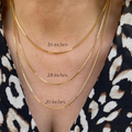 Mondsee 18k Gold Filled Box Chain 1.2mm | 18k Gold Filled Jewelry