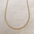 Mondsee 18k Gold Filled 2.5mm Cable Link Chain | 18k Gold Filled Jewelry