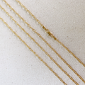 Mondsee 18k Gold Filled 2.5mm Cable Link Chain | 18k Gold Filled Jewelry