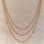 Mondsee 18k Gold Filled Chain Rounded Figaro Style | 18k Gold Filled Jewelry
