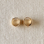 Mondsee 18k Gold Filled Chunky Clicker Earrings | 18k Gold Filled Jewelry