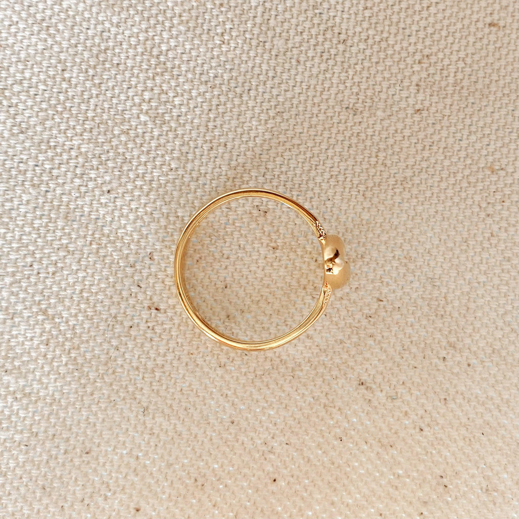 GoldFi 18k Gold Filled Cowrie Shell Ring