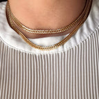 Mondsee 18k Gold Filled Curb Chain 4.0mm | 18k Gold Filled Jewelry