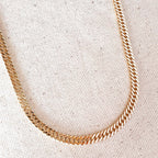 Mondsee 18k Gold Filled Curb Chain 4.0mm | 18k Gold Filled Jewelry