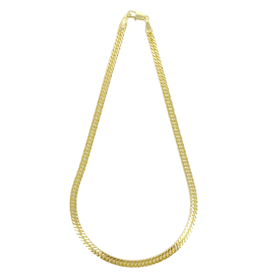 Mondsee 18k Gold Filled Curb Chain 4.0mm | 18k Gold Filled Jewelry