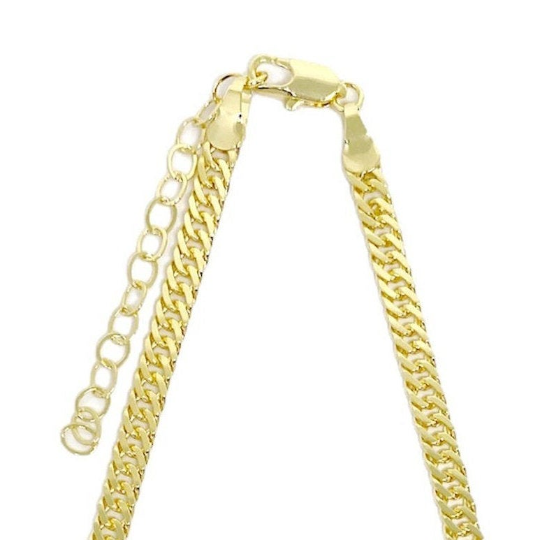 Mondsee 18k Gold Filled Curb Chain 4.0mm | 18k Gold Filled Jewelry