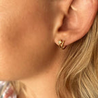 Mondsee 18k Gold Filled Dainty Blinking Star Stud | 18k Gold Filled Jewelry
