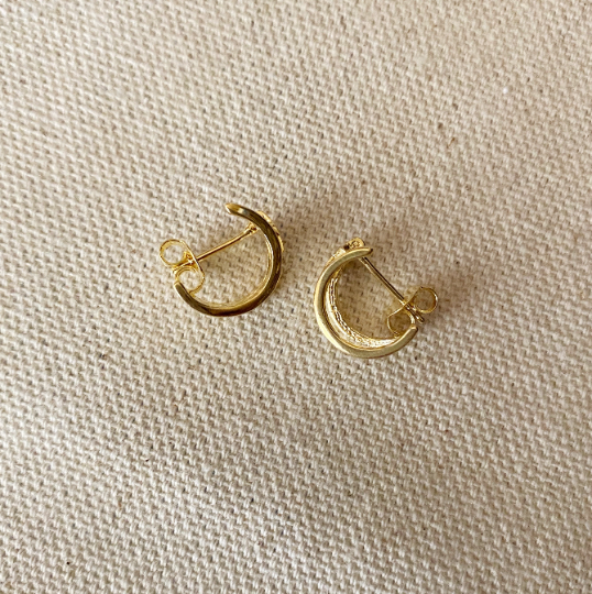 Mondsee 18k Gold Filled Dainty Blinking Star Stud | 18k Gold Filled Jewelry