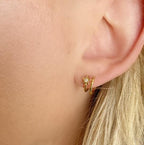Mondsee 18k Gold Filled Dainty Blinking Star Stud | 18k Gold Filled Jewelry