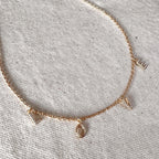 GoldFi 18k Gold Filled Dainty Love Letters Necklace