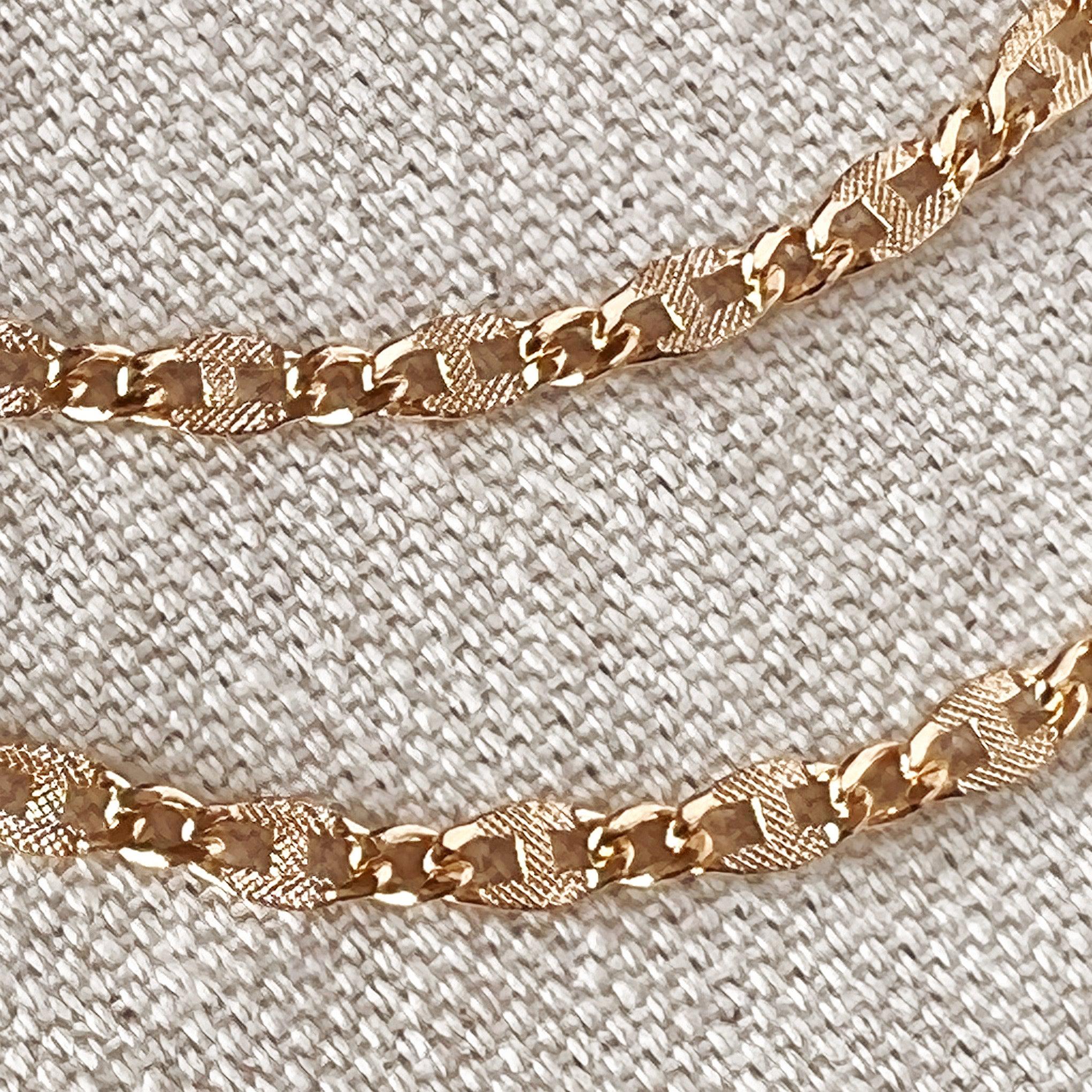 Mondsee 18k Gold Filled Detailed Chain Jewelry | 18k Gold Filled Jewelry