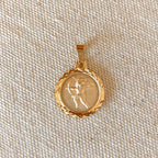 Mondsee 18k Gold Filled Diamond Cut Cupid Necklace | 18k Gold Filled Jewelry
