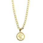 Mondsee 18k Gold Filled Diamond Cut Cupid Necklace | 18k Gold Filled Jewelry