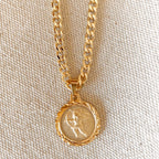 Mondsee 18k Gold Filled Diamond Cut Cupid Necklace | 18k Gold Filled Jewelry