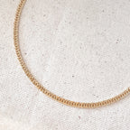 Mondsee 18k Gold Filled Double Curb Chain Cuban | 18k Gold Filled Jewelry
