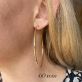 Mondsee 18k Gold Filled Endless Hoop Earrings | 18k Gold Filled Jewelry