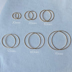 Mondsee 18k Gold Filled Endless Hoop Earrings | 18k Gold Filled Jewelry