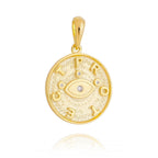 Mondsee 18k Gold Filled Evil Eye Protection Pendant | 18k Gold Filled Jewelry