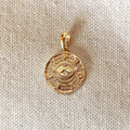 Mondsee 18k Gold Filled Evil Eye Protection Pendant | 18k Gold Filled Jewelry
