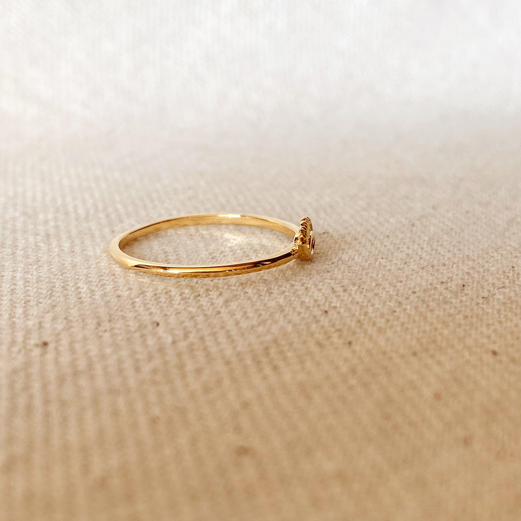 Mondsee 18k Gold Filled Evil Eye Ring | 18k Gold Filled Jewelry