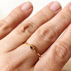 Mondsee 18k Gold Filled Evil Eye Ring | 18k Gold Filled Jewelry