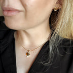 Mondsee 18k Gold Filled Heart Pendant With Cubic Zirconia Stones | 18k Gold Filled Jewelry