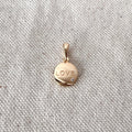 Mondsee 18k Gold Filled L.O.V.E. And Shiny Cubic Zirconia Detail Pendant | 18k Gold Filled Jewelry