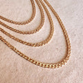 Mondsee 18k Gold Filled Miami Cuban Chain | 18k Gold Filled Jewelry